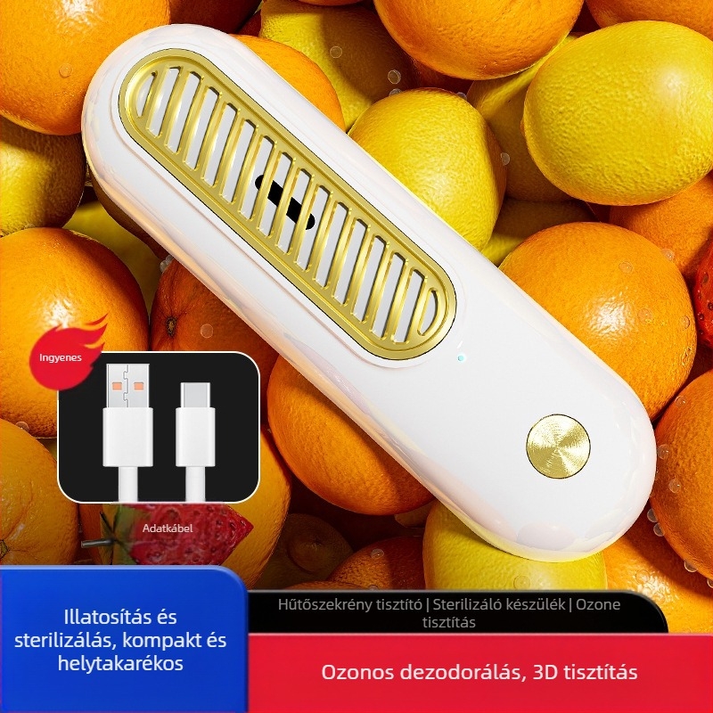 Légtisztító dezodorálás és sterilizálás funkcióval, megőrzi a frissességet és tisztítja a levegőt; zaj < 36 dB, légáramlat 50 m3/h, alkalmas legfeljebb 10 m²-ig, kombinált szűrő