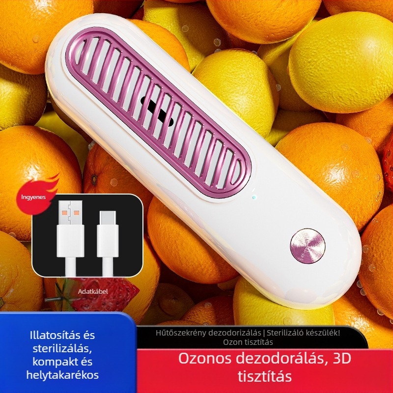 Légtisztító dezodorálás és sterilizálás funkcióval, megőrzi a frissességet és tisztítja a levegőt; zaj < 36 dB, légáramlat 50 m3/h, alkalmas legfeljebb 10 m²-ig, kombinált szűrő