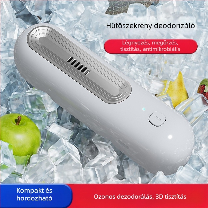 Légtisztító dezodorálás és sterilizálás funkcióval, megőrzi a frissességet és tisztítja a levegőt; zaj < 36 dB, légáramlat 50 m3/h, alkalmas legfeljebb 10 m²-ig, kombinált szűrő