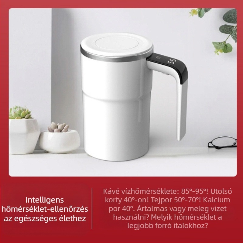 Kávés pohár, modern minimalista stílus, súly 520 g, logónyomás elérhető, testreszabás lehetséges