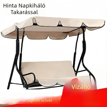 Udvari hinta fedél 210D Oxford anyagból, szélálló, vízálló és napvédő