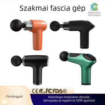 Fascia masszírozó pisztoly nyakra, deréktájra, csípőre, lábakra, hátra és talpakra — újratölthető, több sebességű működés, mechanikus vezérlés, modellek: 828/888/858/818
