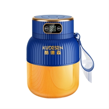 Hordozható gyümölcs- és zöldséglé facsaró, kapacitás 601–800 ml, 200 W, 20001–22000 rpm, 5+ pengével, beépített akkumulátor