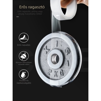 Vízálló fali matrica záró szalag konyhához és fürdőszobához, penészmentes, sík dizájn, 1 db