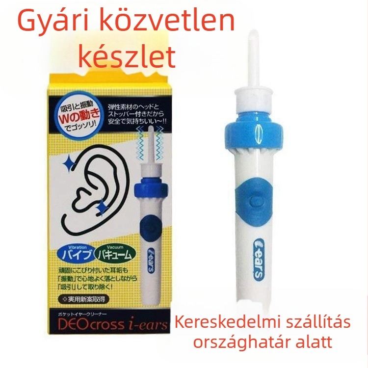 Elektromos fültisztító kanál puha fejjel, gyerekeknek és felnőtteknek, fény nélkül, márka Other