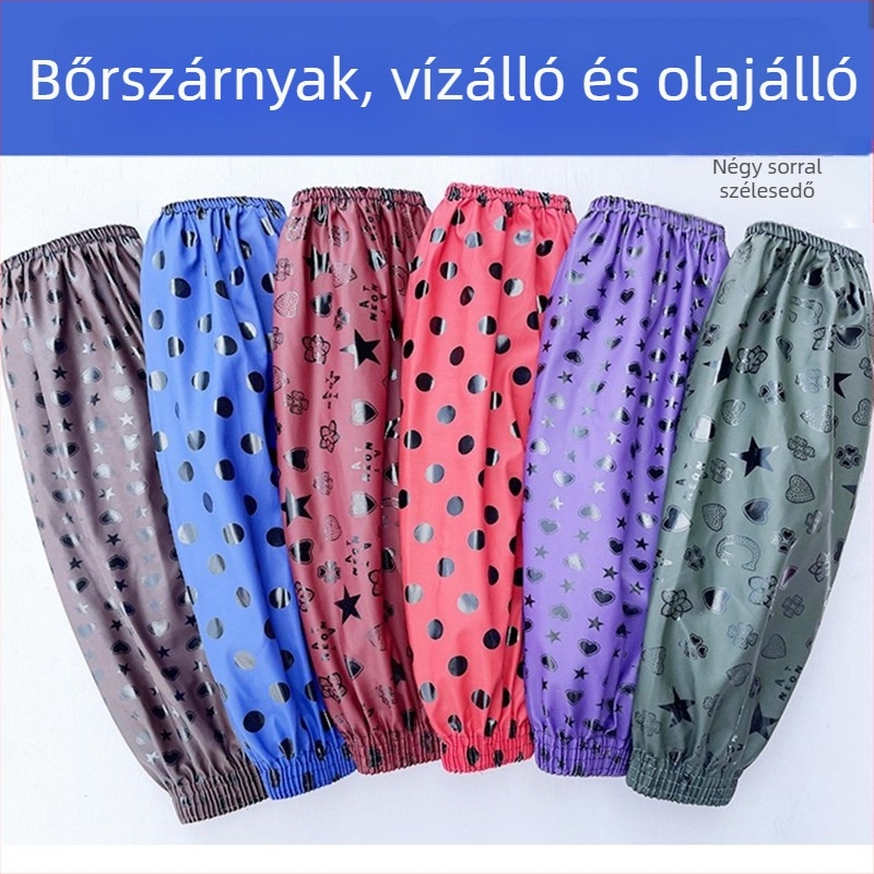 Oversleeve, bőr és PU, koreai rajzfilm-stílus, dizájn négy tűvel, vízálló, szennyeződés elleni védelem