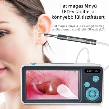 Glow fülkanálos otoszkóp, Dannan Technology, ABS, 33 darab, nem importált