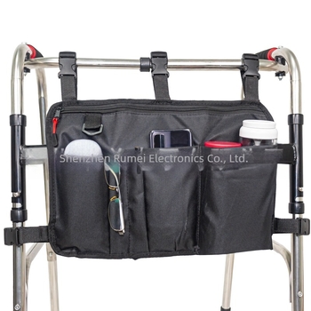WPB modell függő tároló táska járókerékhez és kerekesszékhez, 600D Oxford anyag, napi tárolás, utazáshoz, modern minimalist stílus