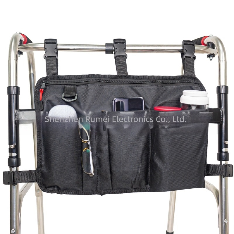WPB modell függő tároló táska járókerékhez és kerekesszékhez, 600D Oxford anyag, napi tárolás, utazáshoz, modern minimalist stílus
