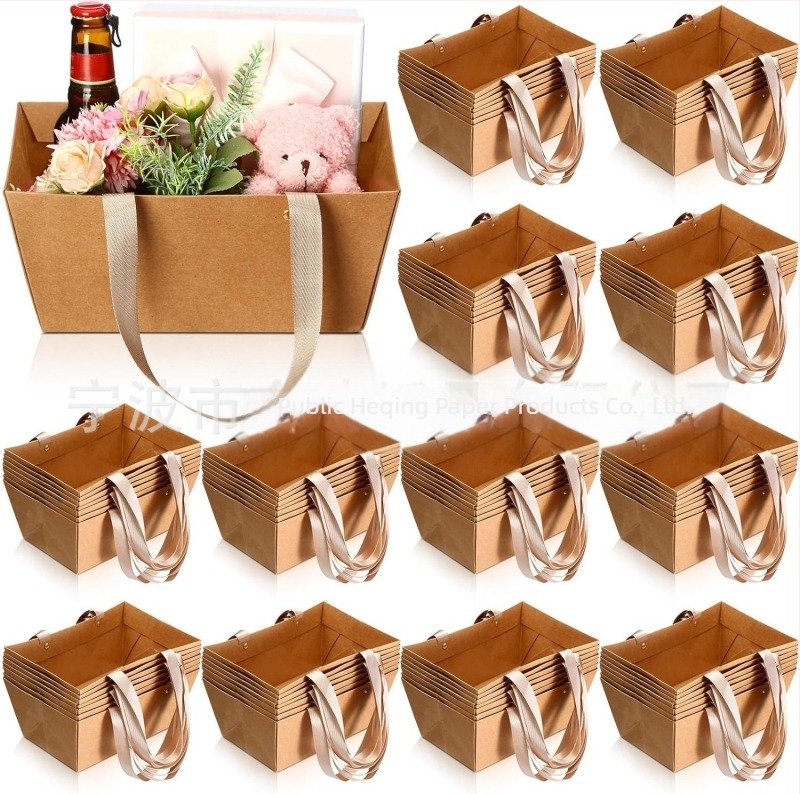 HQ9027 Kraft papír doboz - Többször oldalas mappa, testreszabás elérhető, kapocs méret 12, lemez vastagsága 0,3 mm