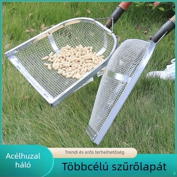 Galvánizált vas rostély gabonához nagy lyukakkal, vastag hálóval, kukorica, mogyoró és gesztenye számára, testreszabható