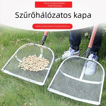 Galvánizált vas rostély gabonához nagy lyukakkal, vastag hálóval, kukorica, mogyoró és gesztenye számára, testreszabható