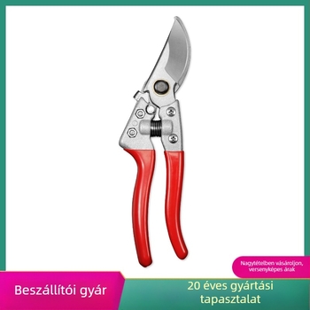 Rozsdamentes acél kertészeti metszőolló virágokhoz és gyümölcs- és zöldségszedéshez; márka Diligent hair