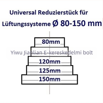 PVC ventilációs cső redukciós fej – műanyag, falon átmenő adapter, vastagított és hosszabbított kialakítás