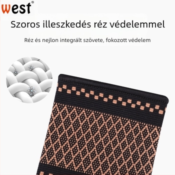 Bokaortézis arch támogatással lapos lábra, nylonból, univerzális illeszkedés, teniszezéshez, boka védelem