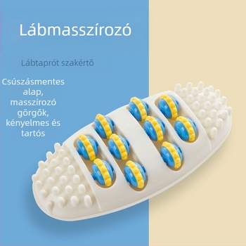 Lábmasszírozó — hordozható otthoni használatra, akupunktúrás pontmasszírozó egészségre és kondícióra, papírdobozos csomagolás