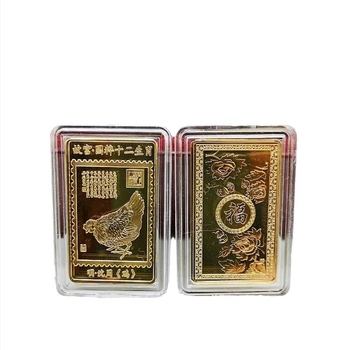 Emlékérme – ötvözetből, modern egyszerű stílus, bőr dobozos csomagolás, fém kivitel