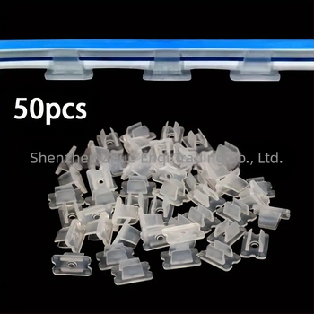 LED-szalag rögzítő klip (PC/PP, fröccsöntés, 2 g)