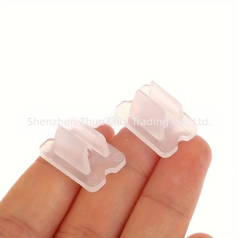 LED-szalag rögzítő klip (PC/PP, fröccsöntés, 2 g)