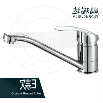 Réz konyhai csap, elektromos, egylyukas, forgó, indukciós üzemmód, háromrészes szerkezet