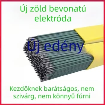 Szénacél hegesztő elektróda galvanizált csövekhez és négyszögletes csövekhez, J422/J421, extra vékony
