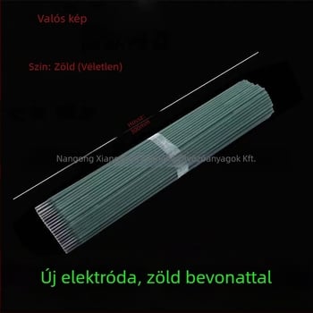 Szénacél hegesztő elektróda galvanizált csövekhez és négyszögletes csövekhez, J422/J421, extra vékony