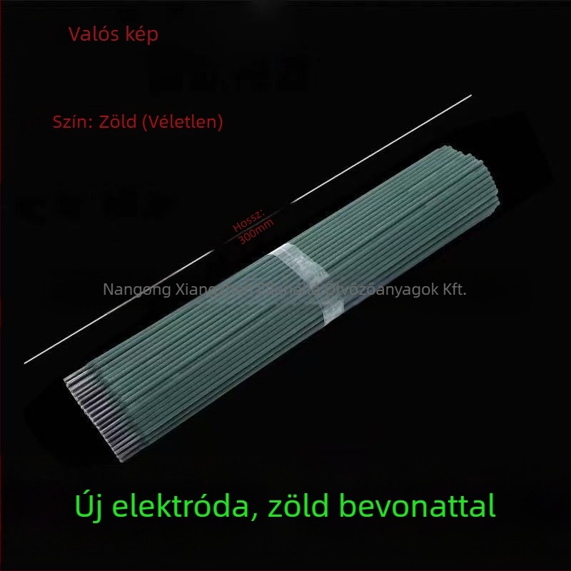 Szénacél hegesztő elektróda galvanizált csövekhez és négyszögletes csövekhez, J422/J421, extra vékony