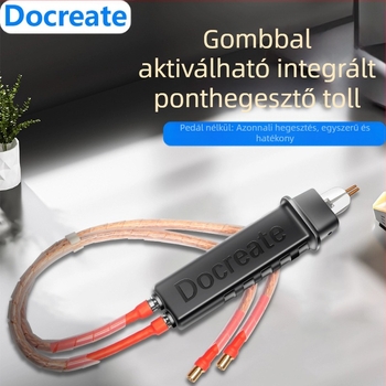 Docreate integrált ponthegesztő toll DIY EV 18650 akkumulátorkészletekhez – kézi, hordozható, nagy teljesítményű