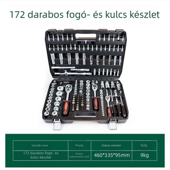 Jiutong autójavító szerszámkészlet, 172 darabos, autó karbantartó készlet