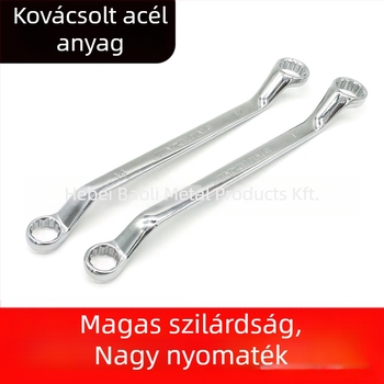 Kétoldalas csőkulcs készlet, kettős végű, Cr-V acél, polírozott felület — Marlboro