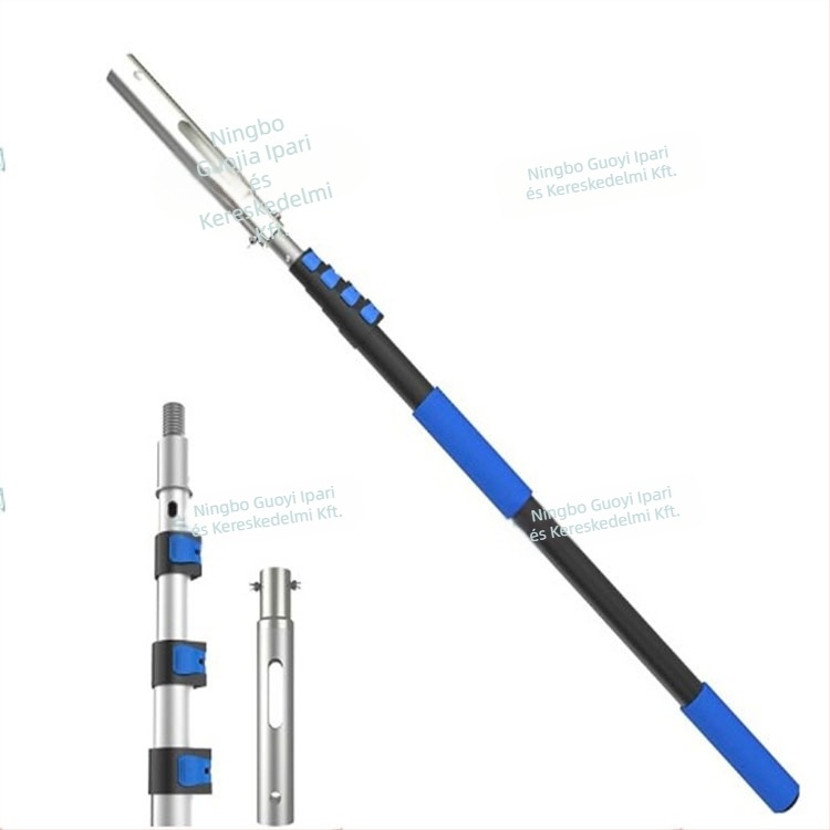 Állítható medence tisztító teleszkópos rúd alumínium ötvözet adapterrel (2 db)
