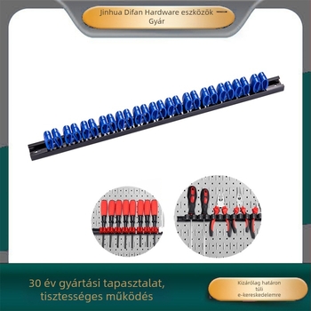 Műanyag csavarhúzó-tartó és szerszám kijelző állvány — többfunkciós, csavaros rögzítésű telepítés, 1 réteg, asztali vagy kültéri tároláshoz