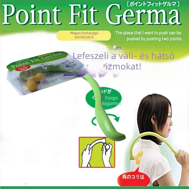 Nyak- és vállmasszírozó, manuális hátsó masszírozó eszköz, moxibúció edény, márka Press, eredet Zhejiang, Tömeg 22 g, Csomagolás 68 db