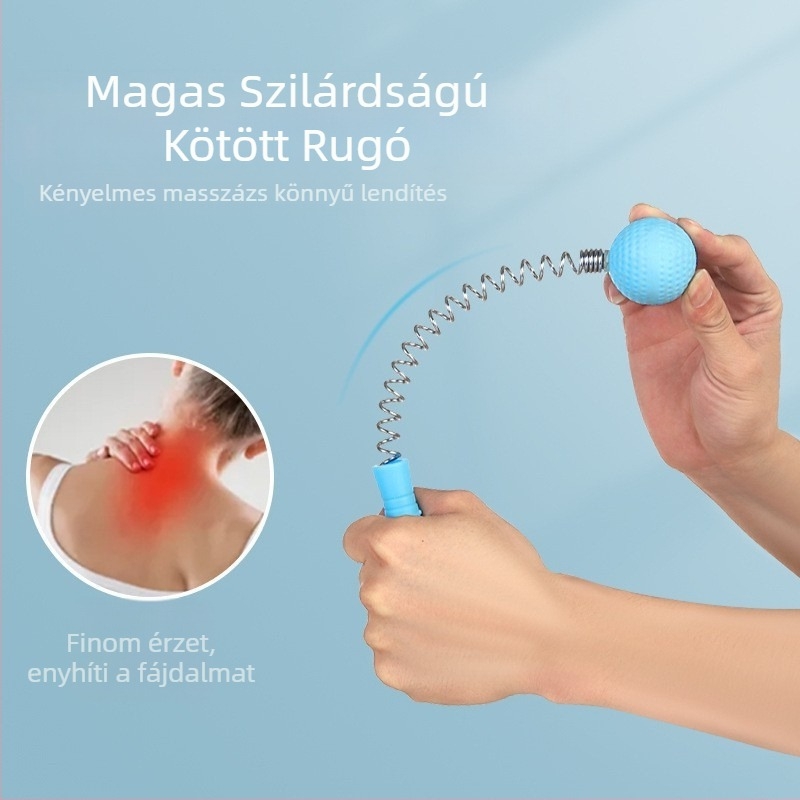 Golf masszázs kalapács, szilikon rugós masszírozó, többfunkciós hát- és meridiánmasszázs kalapács, fitnesz kalapács — Louchuan, 2002