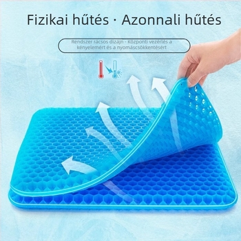 Manzi ülőpárna — gel anyag, szilikon töltet, modern minimalista stílus, irodai használatra