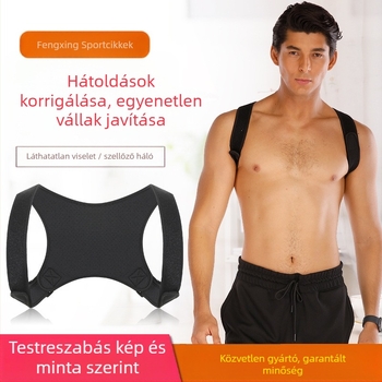 Hát-tartás javító öv, lélegző, anti-kyfoza, testtartás korrekció, A300-as modell, felnőtteknek