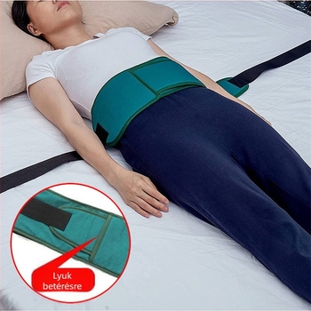 Ágyhoz rögzítő öv – nejlon, deréknál használható, OEM