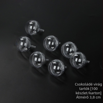 Virágcsomagoló anyag | Modell: Chocolate Cup | Anyag: akril | Használat: Virágcsomagoláshoz | Csomagolás: 100 készlet dobozonként