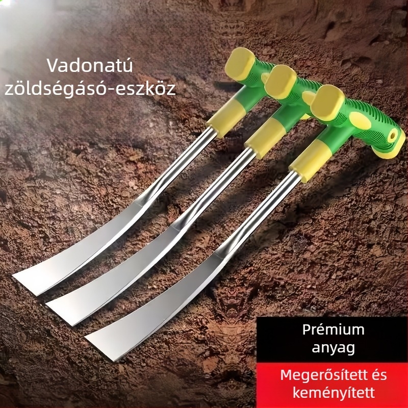 Mangánacél ásó kültéri ásáshoz és gyomirtáshoz – háztartási kertészkedéshez, Warm Lion márka