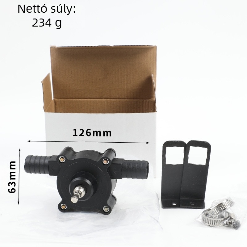 Háztartási hordozható vízszivattyú DC-vel történő táplálású, önfelhajtó centrifugális szivattyú