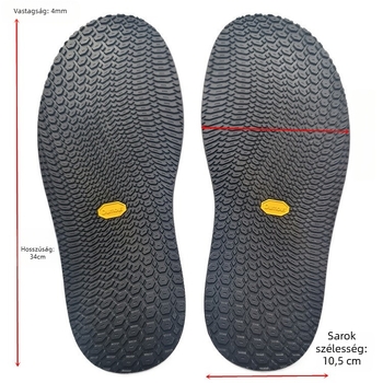 Gumiból készült cipőjavító foltok edzőcipőkhöz: előtalp és sarok javítólapok, teljes talpátfogó vastított javító lapok