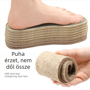 Talpbetét téli lábbelikhez — kémiai rostból készült, meleg és hideg ellen védett, teljes talpbetét, alkalmas tornacipőkre, bőrcipőkre, csizmákra, mindennapi és munkás lábbelikhez