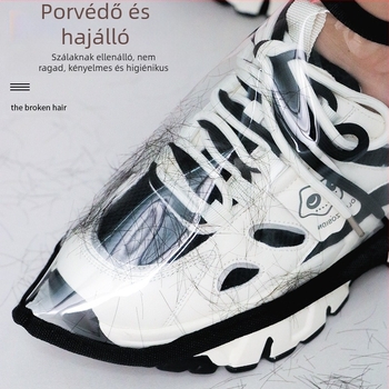 PVC cipővédő fodrászszalonhoz, modell 35-45 kód, vízálló, cipőkhöz, dobozban 500 db