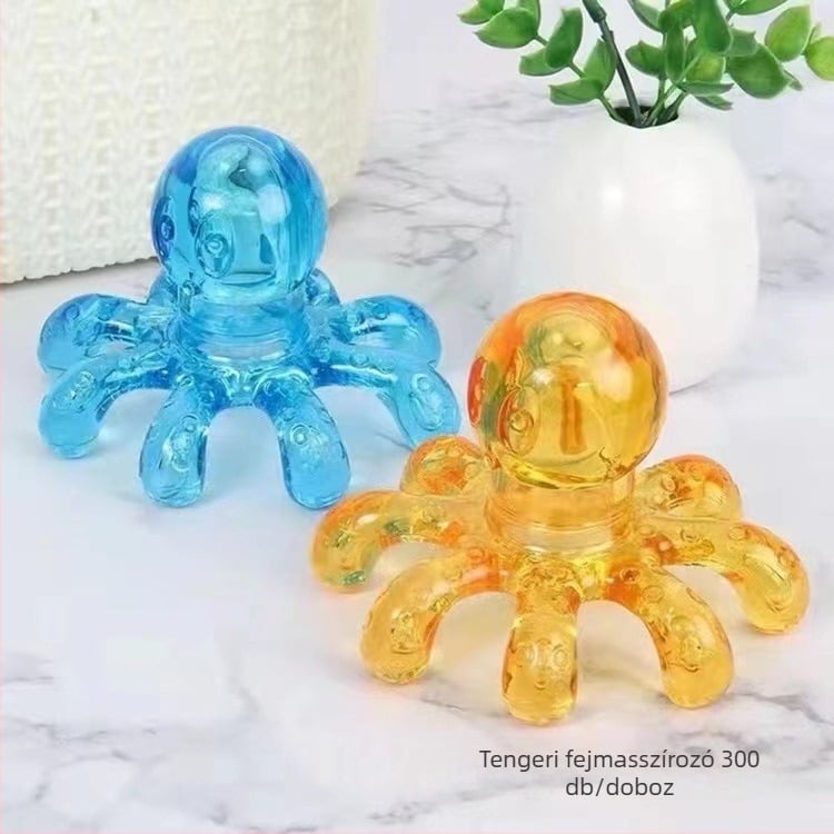 Polip fej masszírozó, Zhejiang Lianfa, kézi működtetés, áram nélkül, kerek masszázsfej, 2023-ban megjelent