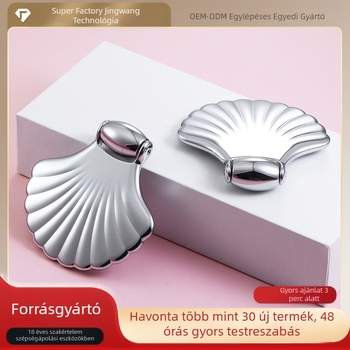 Fém V-face arcfeszesítő eszköz rollerrel, gua sha táblával és emelőpálcával — kézi, elektromosság nélkül; Háztartási használat; Eredet: Guangdong; Márka: merry poetry Legge; Anyag: Fém