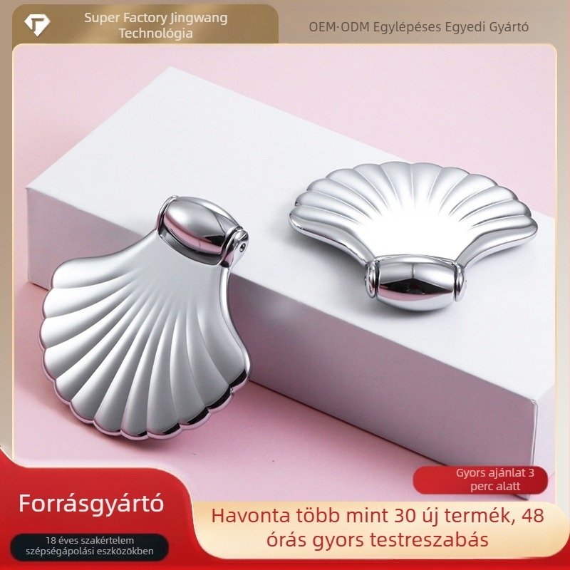 Fém V-face arcfeszesítő eszköz rollerrel, gua sha táblával és emelőpálcával — kézi, elektromosság nélkül; Háztartási használat; Eredet: Guangdong; Márka: merry poetry Legge; Anyag: Fém