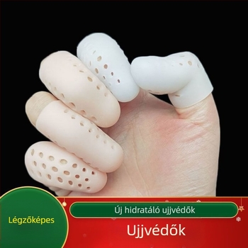 Silikon ujjtokvédő sérült hüvelykujjakhoz – csúszásmentes, légáteresztő, kopásálló munka közben