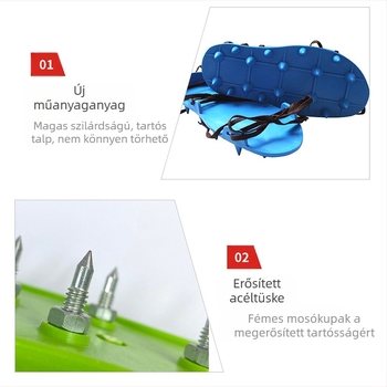 Padlófestéshez készült tüskés cipő – csúszásmentes lábbeli önszintező padlóhoz és habzáscsökkentő támogatás