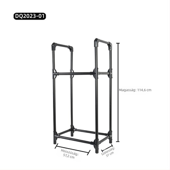 Baoyouni padlón álló, többrétegű tárolóállvány rozsdamentes acélból háztartási készülékekhez