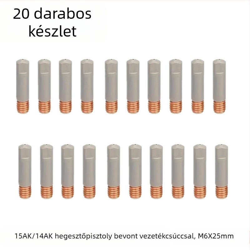 MB15AK MIG forrasztópisztoly dűz készlet – 12 darabos készlet, tapadásmentes bevonat, kompatibilis gázzal védett forrasztógéppel
